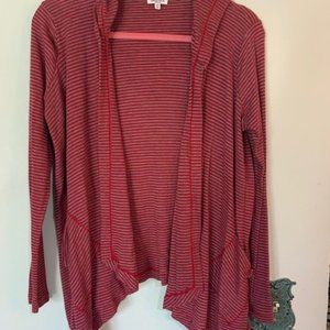 Splendid red/gray striped medium M